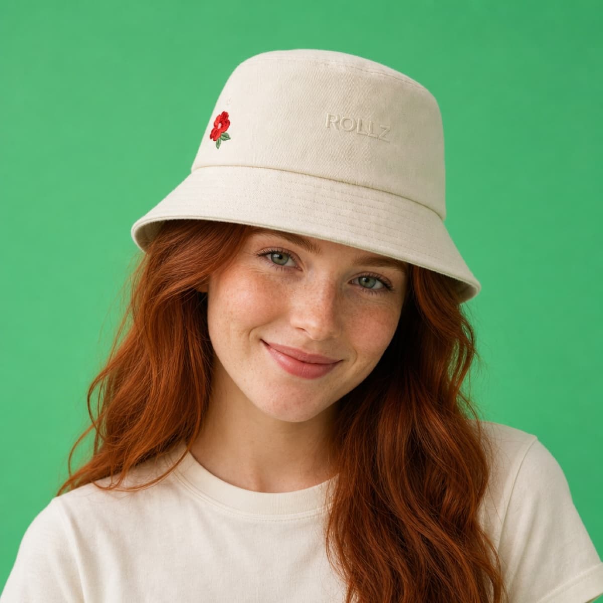 Sunny Bucket Hat worn by a model