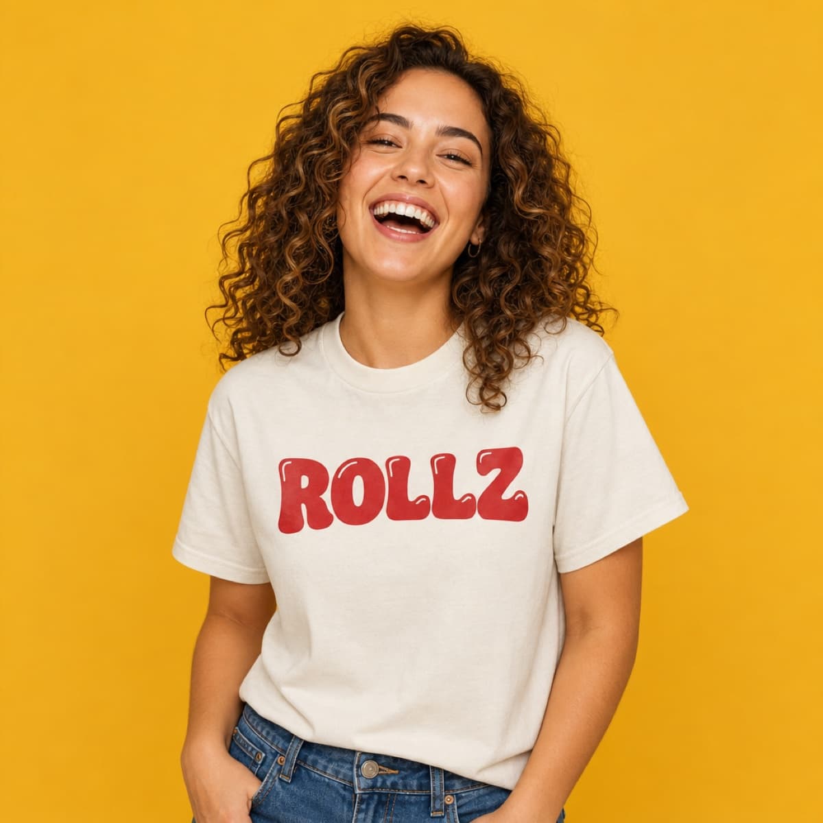 OG Logo Tee worn by a model